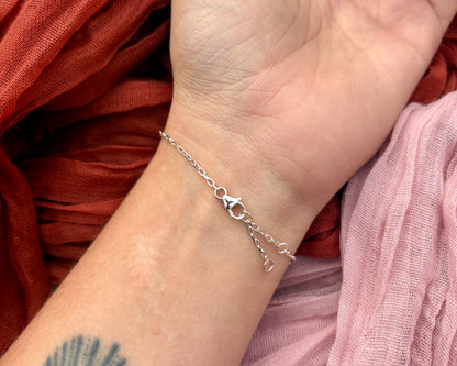 Heart charm bracelet