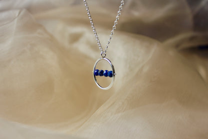 Lapis Lazuli Floating Crystal Pendant