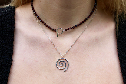 Medium Swirl Necklace